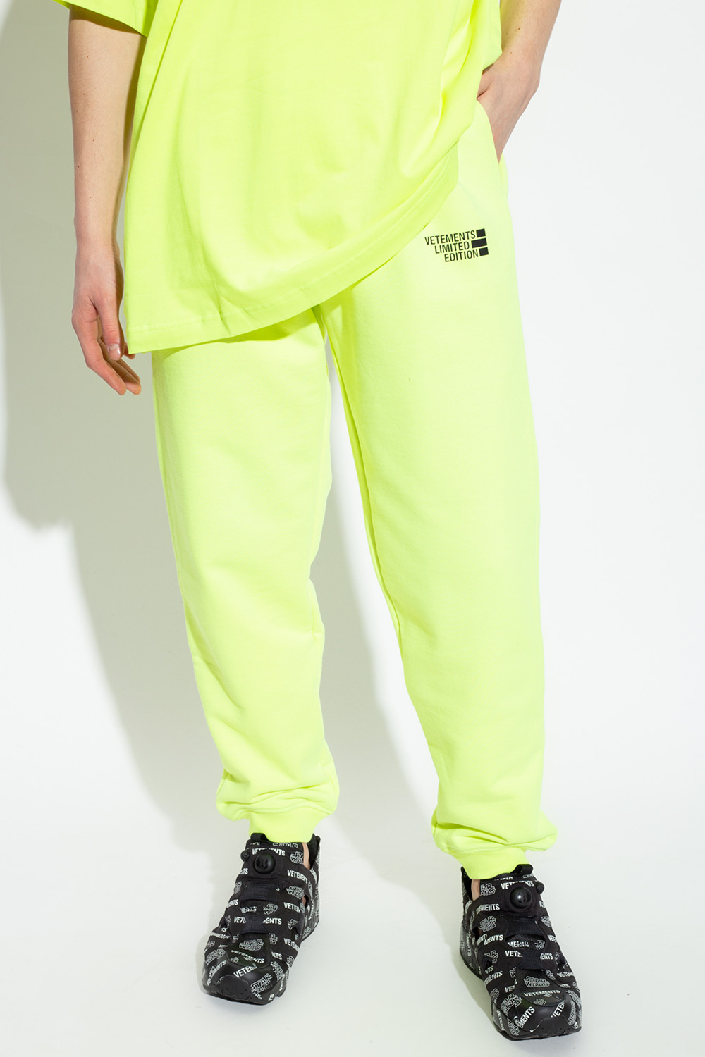 Neon cheap yellow sweatpants